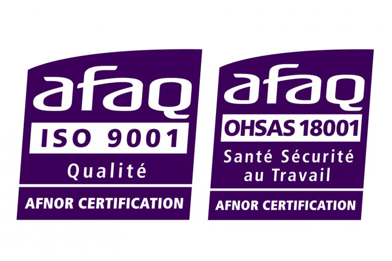 Certification ISO 9001 & OHSAS 18001