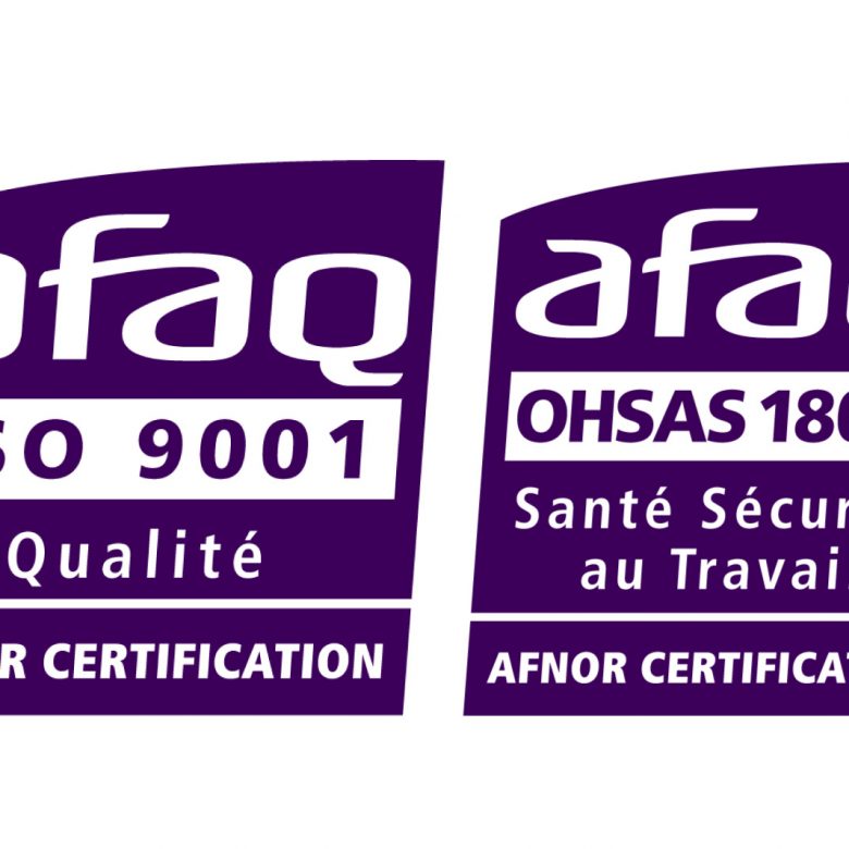 Certification ISO 9001 & OHSAS 18001