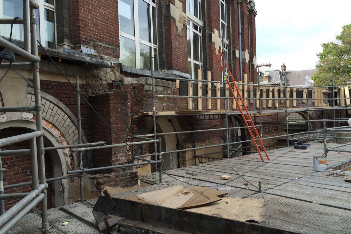 Gros œuvre| Aménagement de la Bibliothèque de l’Institut d’Education Permanente (I.E.P) à Lille (59)