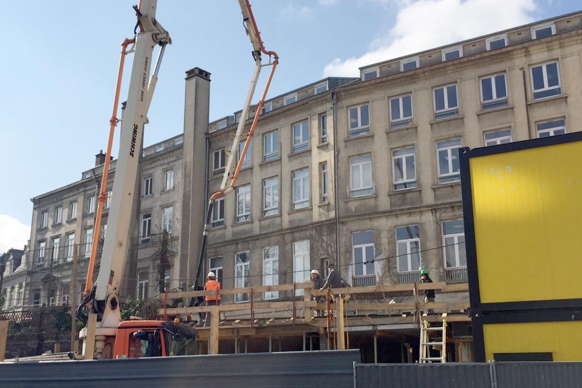 Beton armé - Lycée Notre Dame de la Paix à Lille