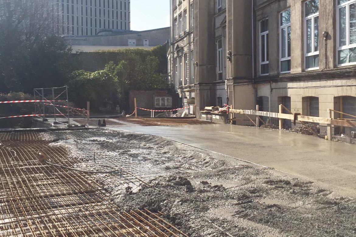 Beton armé - Lycée Notre Dame de la Paix à Lille